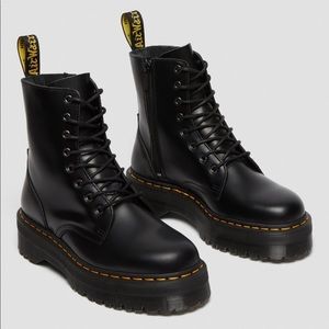 Jadon Smooth Leather Platform Boots